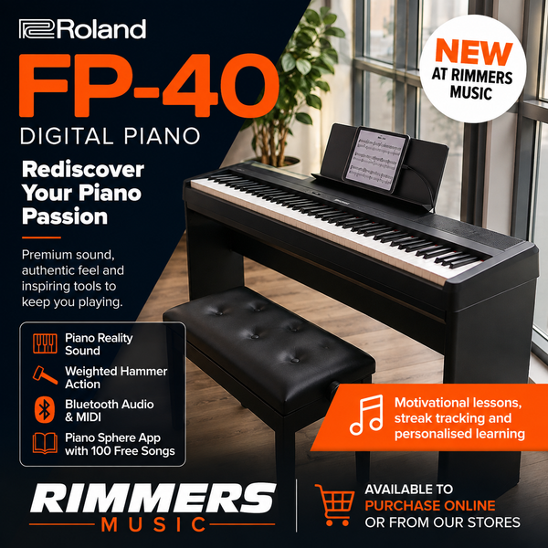 Roland FP-40 Digital Piano - The New Generation of Portable Piano