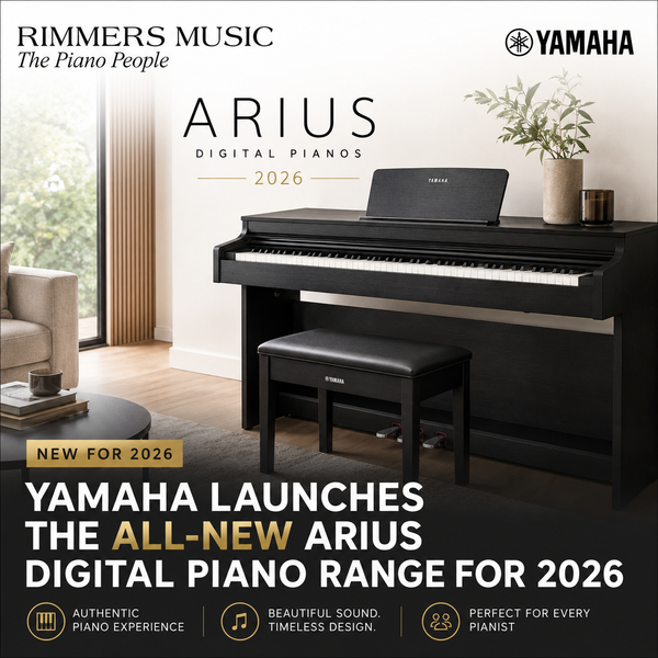 Yamaha Launches the All-New ARIUS Digital Piano Range for 2026