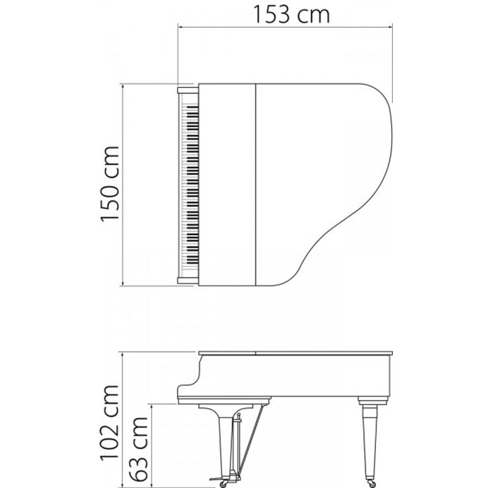 Kawai GL10 Acoustic Grand Piano Polished Ebony
