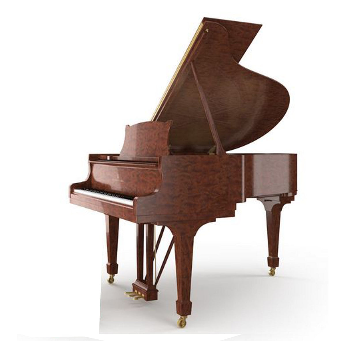 Steinway Crown Jewel Model A Acoustic Grand Piano Kewazinga Bubinga