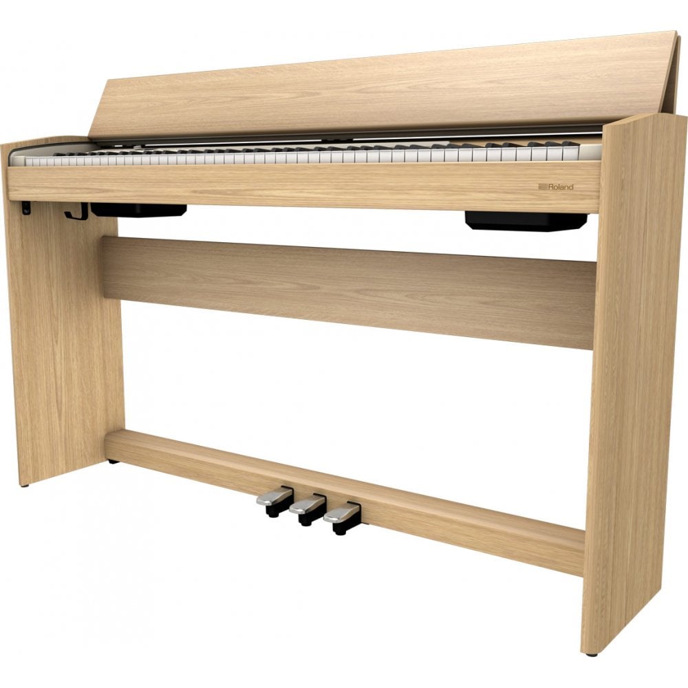 Roland F701 Digital Piano Light Oak