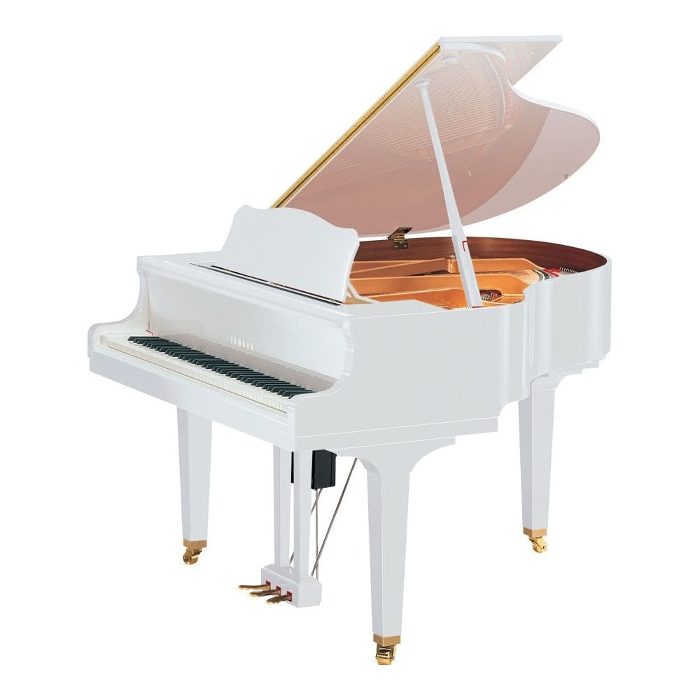 Yamaha Disklavier Enspire DGB1K Acoustic Grand Piano Polished White