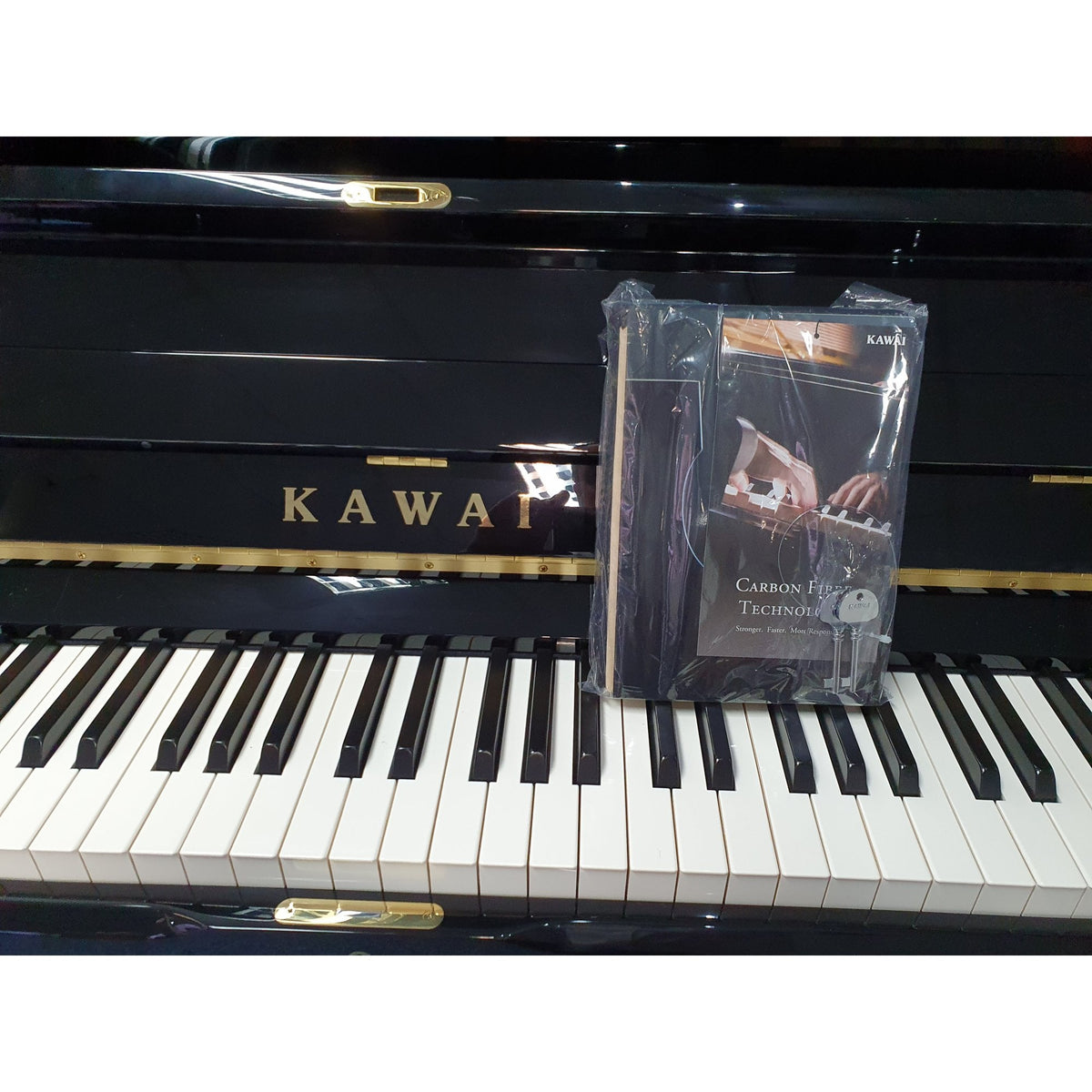 Kawai K500 Acoustic Upright Piano Polished Ebony