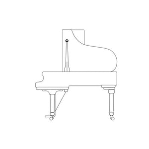 Steinway Crown Jewel Model M Acoustic Grand Piano Kewazinga Bubinga
