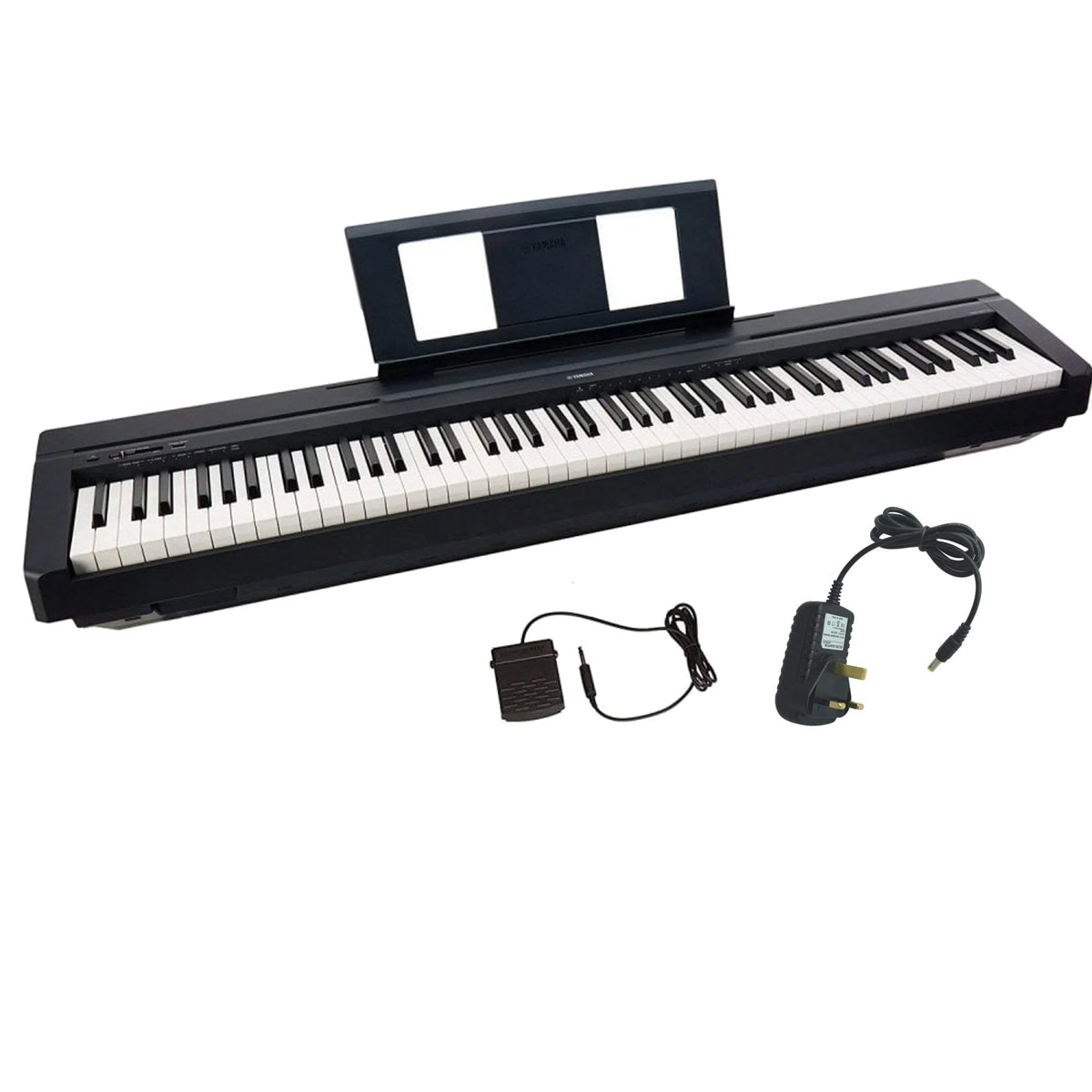 Yamaha P45 Portable Digital Piano Standard Package Black