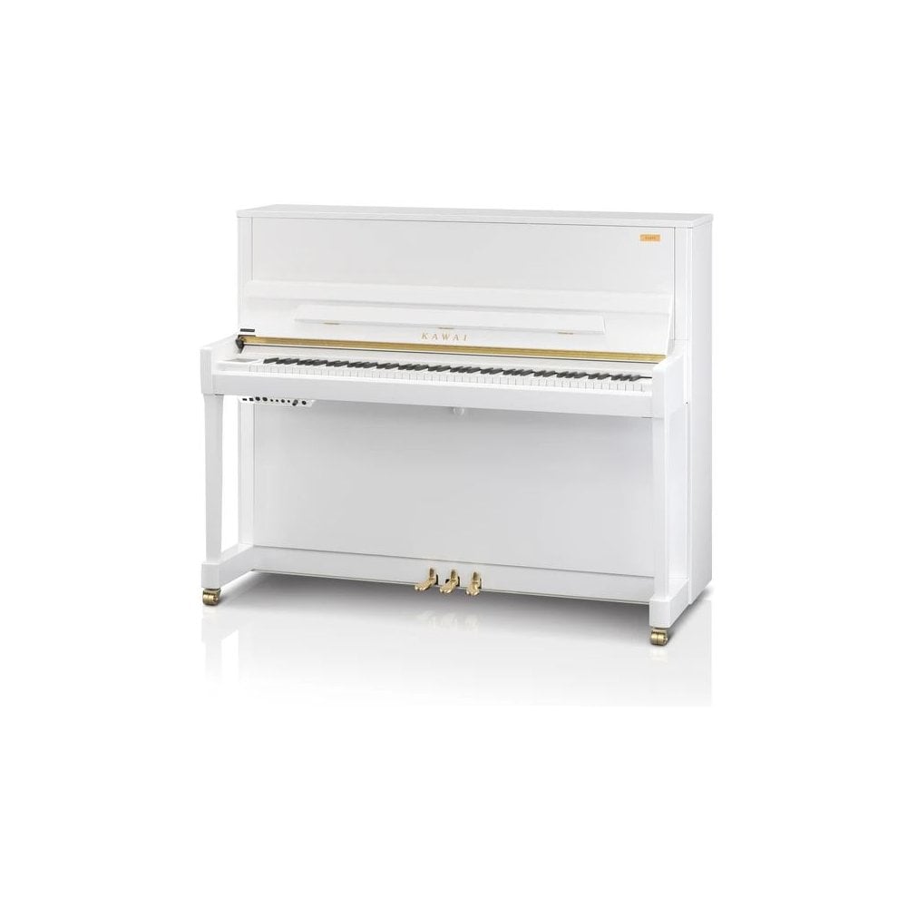 Kawai K300 Aures 2 Acoustic Upright Piano White Polish