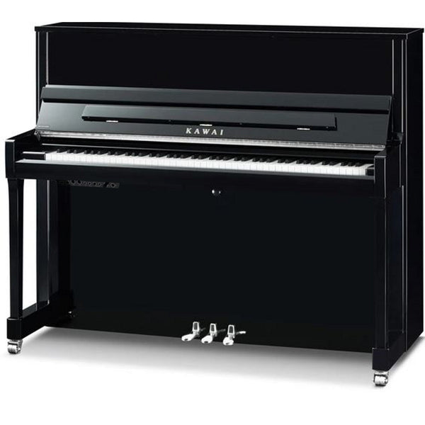 Kawai K300 Aures 2 Acoustic Upright Piano Silver Fittings Ebony