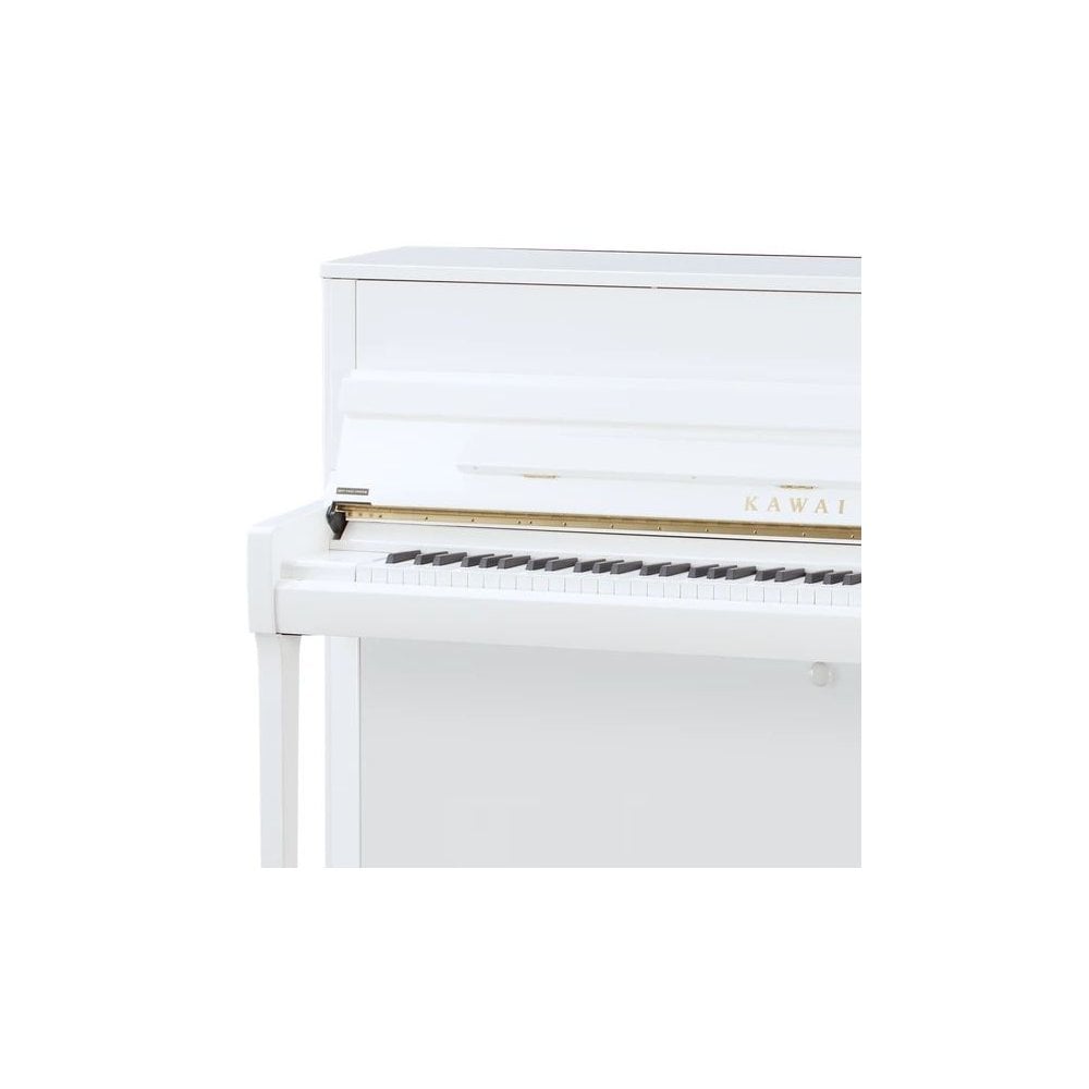 Kawai K300 Aures 2 Acoustic Upright Piano White Polish
