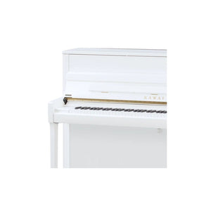 Kawai K300 Aures 2 Acoustic Upright Piano White Polish