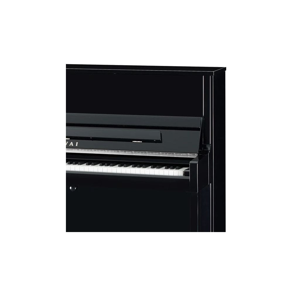 Kawai K300 Aures 2 Acoustic Upright Piano Silver Fittings Ebony
