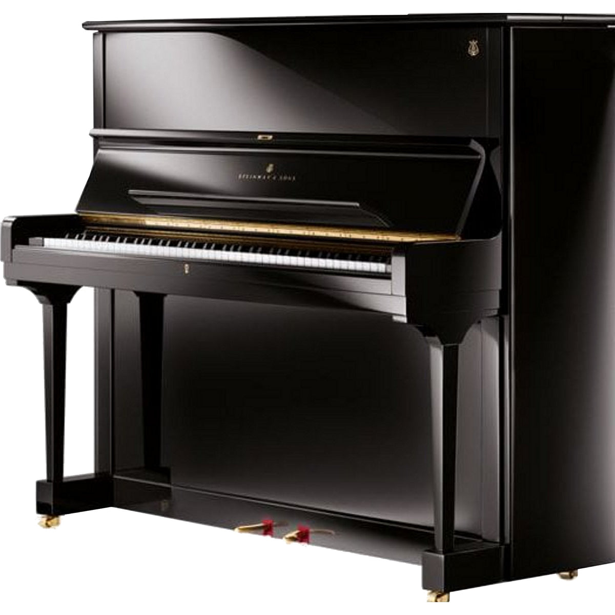 Steinway Model K Acoustic Upright Piano Ebony Polish