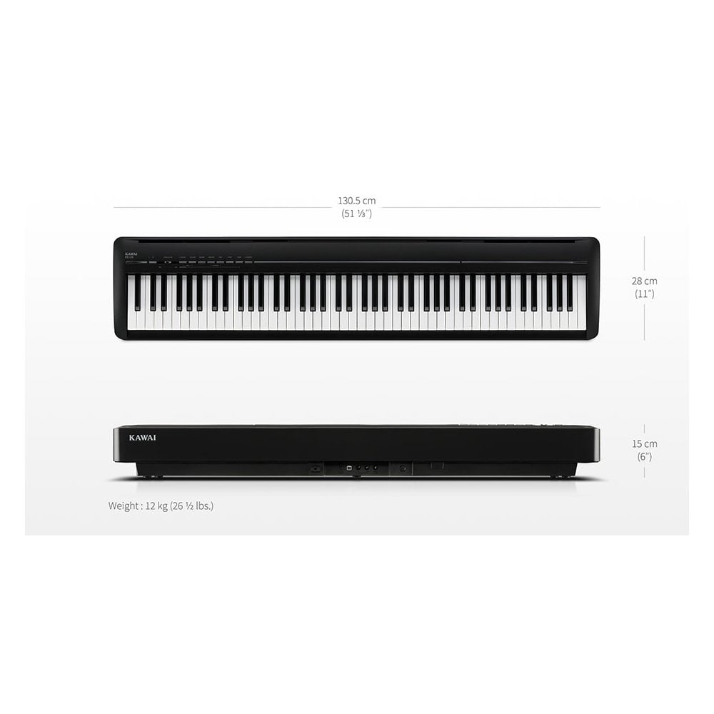 Kawai ES120 Portable Digital Piano Black