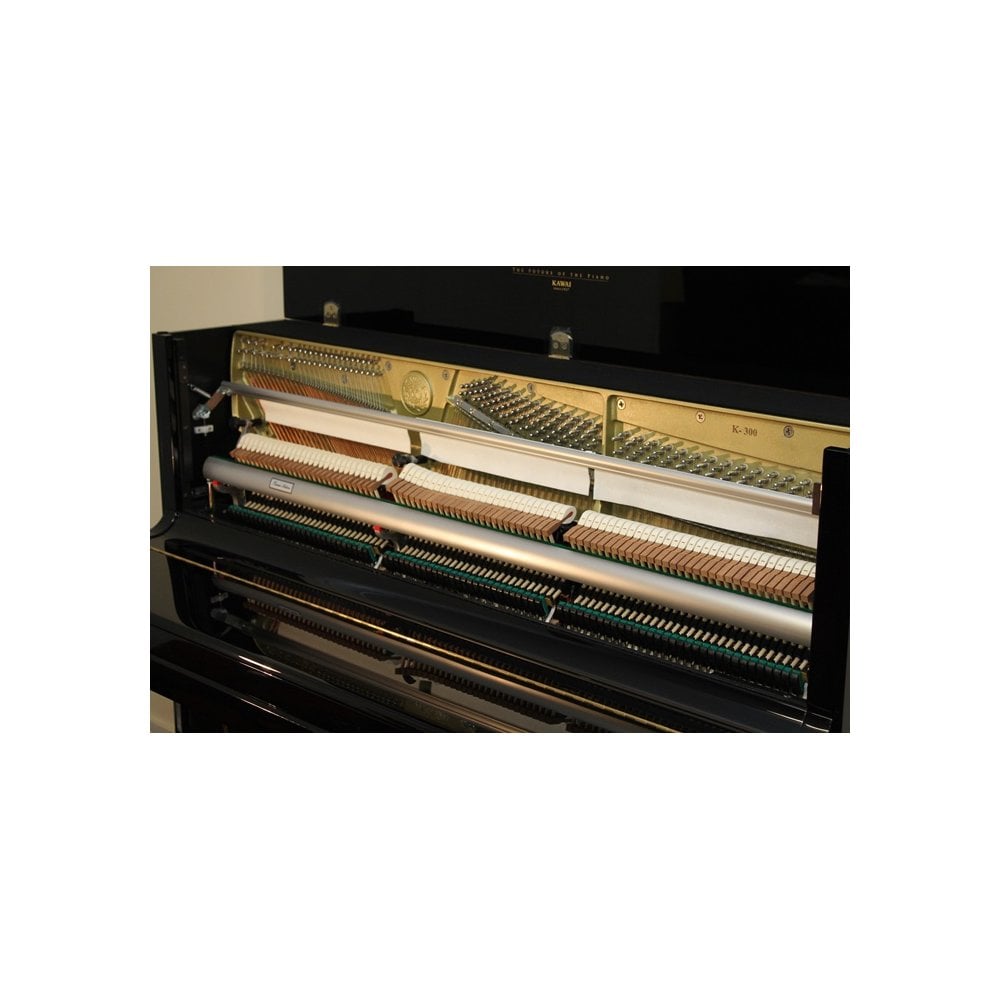 Kawai K300 Acoustic Upright Piano Polished Ebony