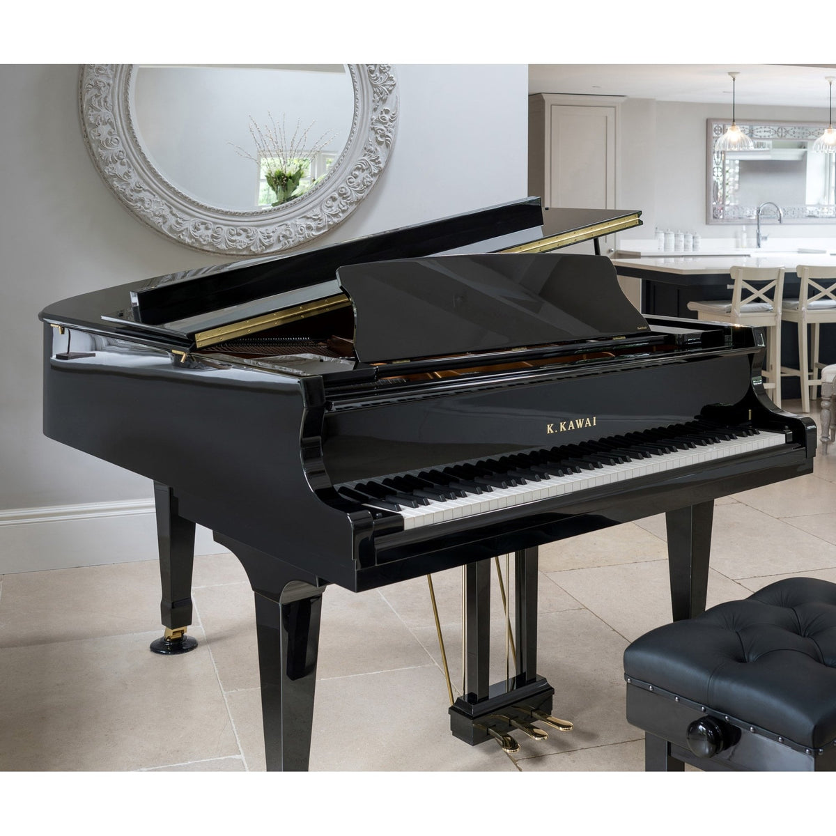 Kawai GX1 Acoustic Grand Piano Polished Ebony