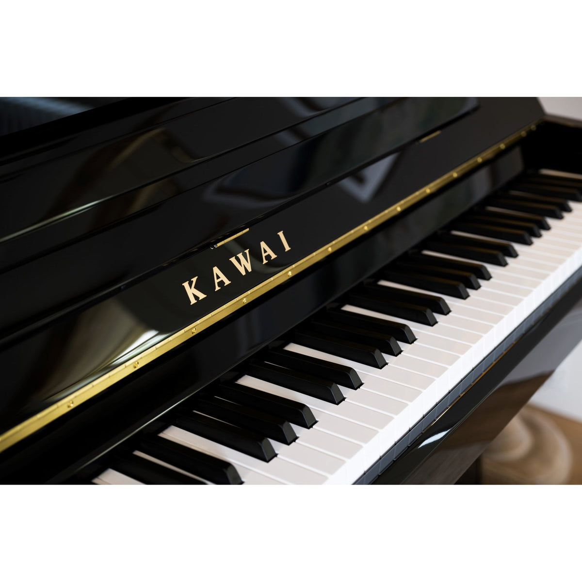 Kawai K300 Acoustic Upright Piano Polished Ebony