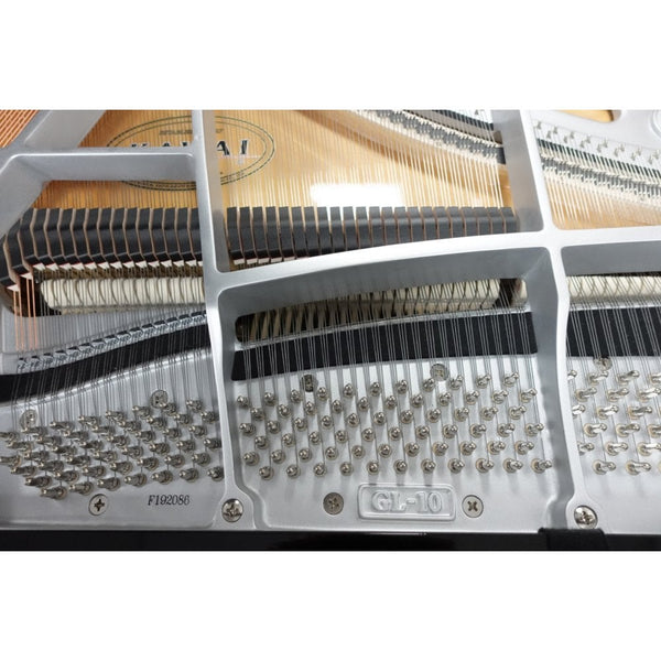 Kawai GL10 Acoustic Grand Piano Silver Fittings Polished Ebony