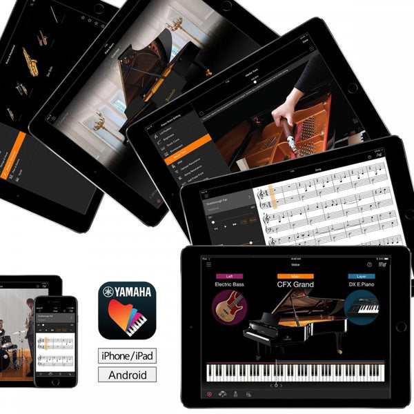 Yamaha CLP845 Clavinova Digital Piano White Birch