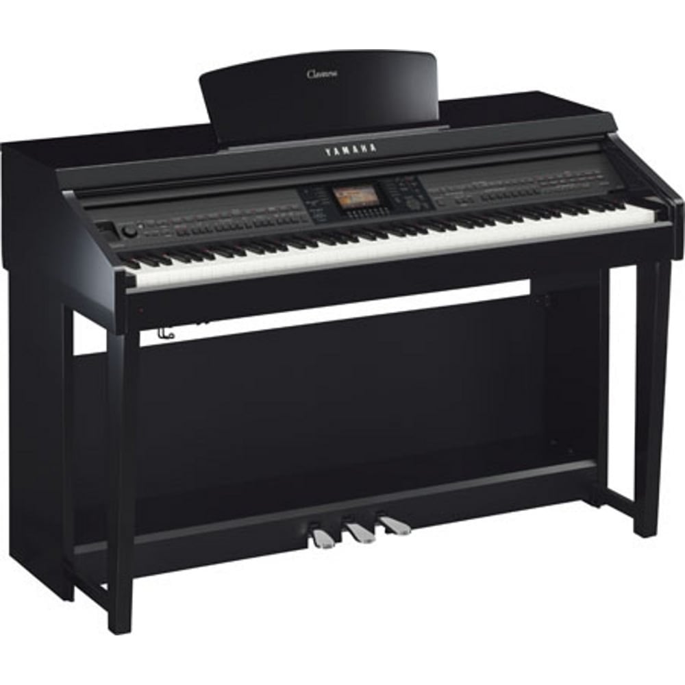 Yamaha CVP701PE Clavinova Digital Piano Standard Package Polished Ebony