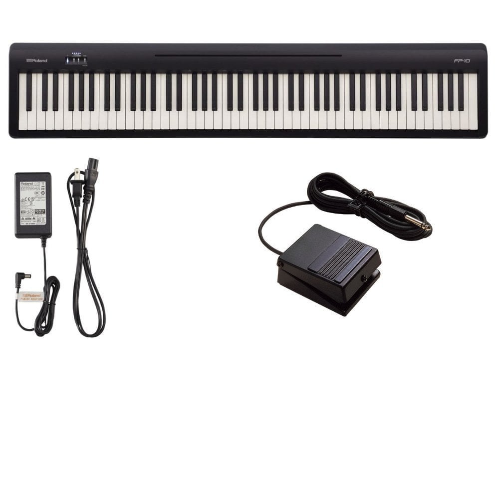 Roland FP10 Digital Piano Standard Package Black
