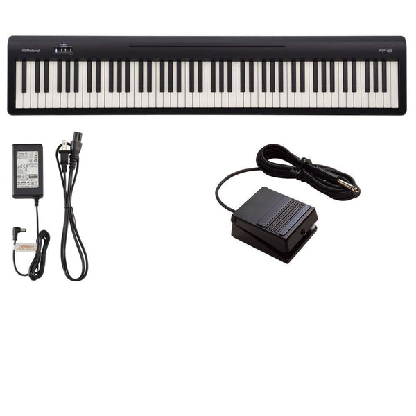 Roland FP10 Digital Piano Standard Package Black