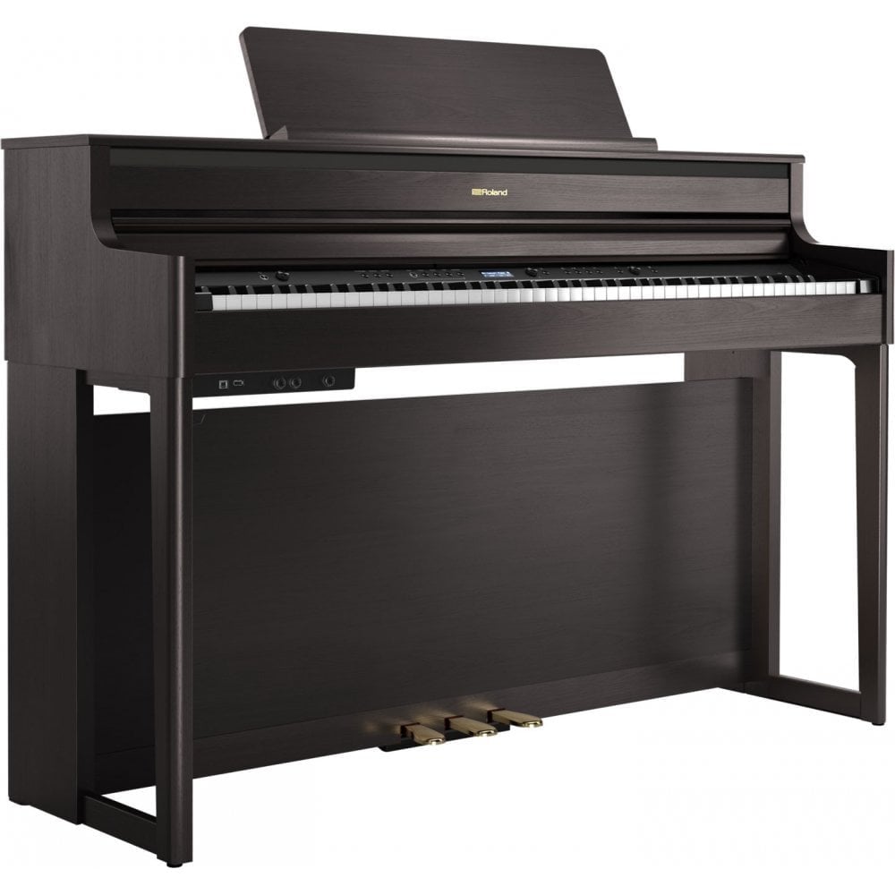 Roland HP704 Premium Concert Class Digital Piano Standard Package Dark Rosewood