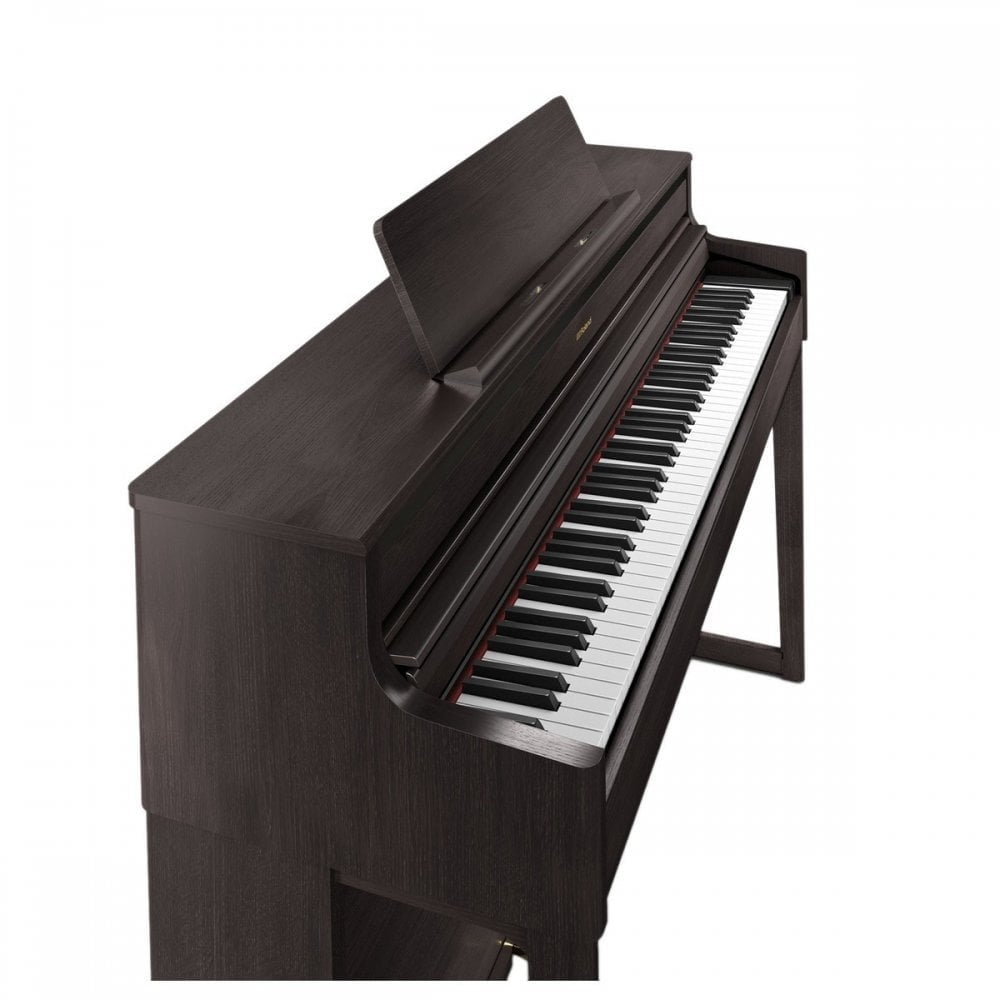Roland HP704 Premium Concert Class Digital Piano Standard Package Dark Rosewood