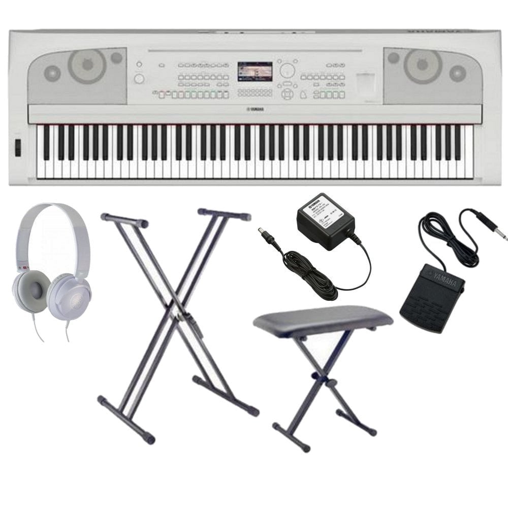 Yamaha DGX670 Digital Piano Standard Package White