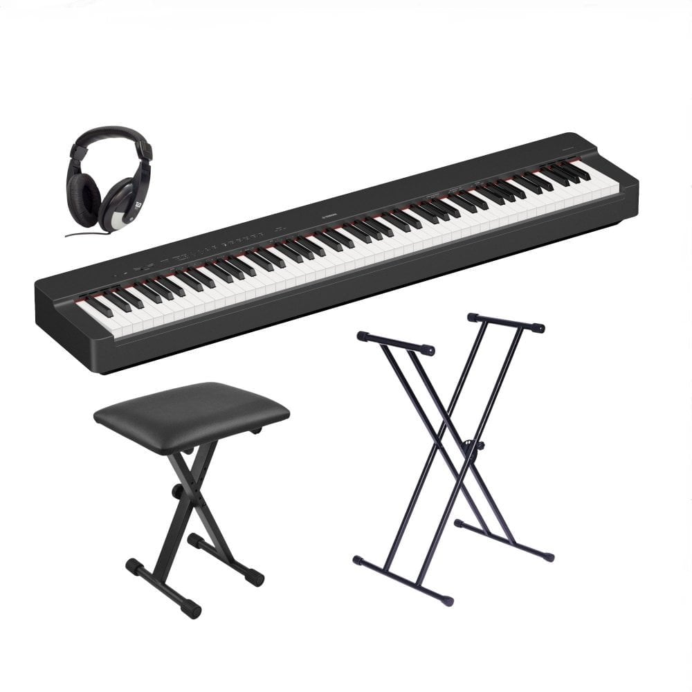 Yamaha P225 Portable Digital Piano Standard Package Black