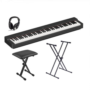 Yamaha P225 Portable Digital Piano Standard Package Black