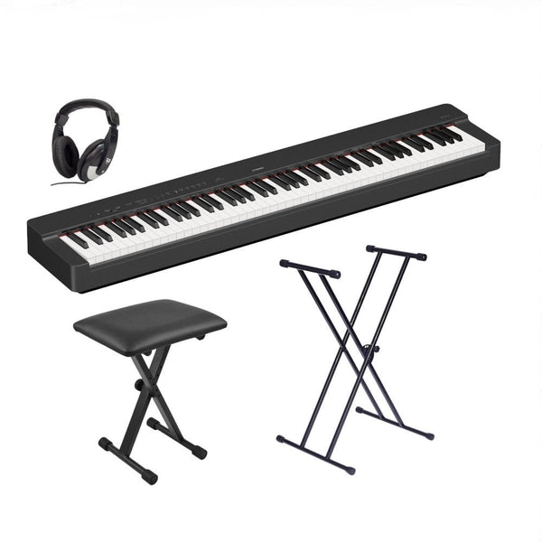 Yamaha P225 Portable Digital Piano Standard Package Black