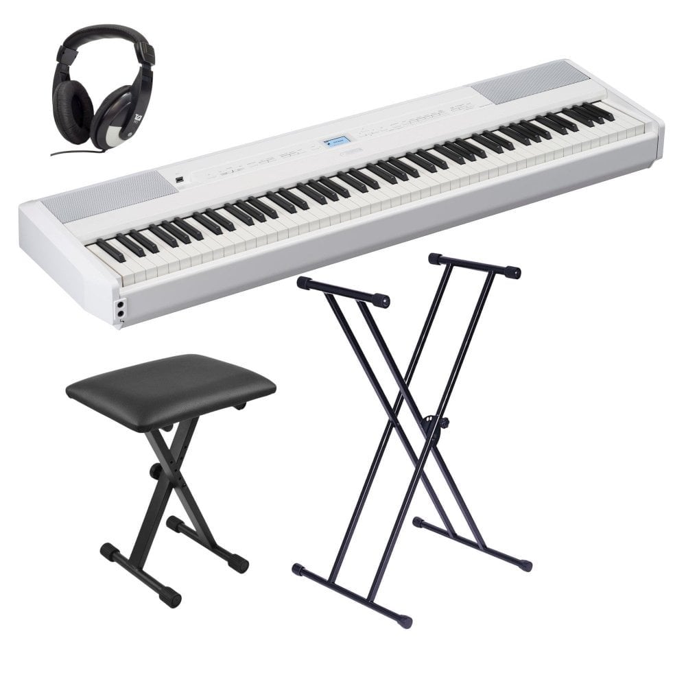 Yamaha P525 Portable Digital Piano Standard Package White