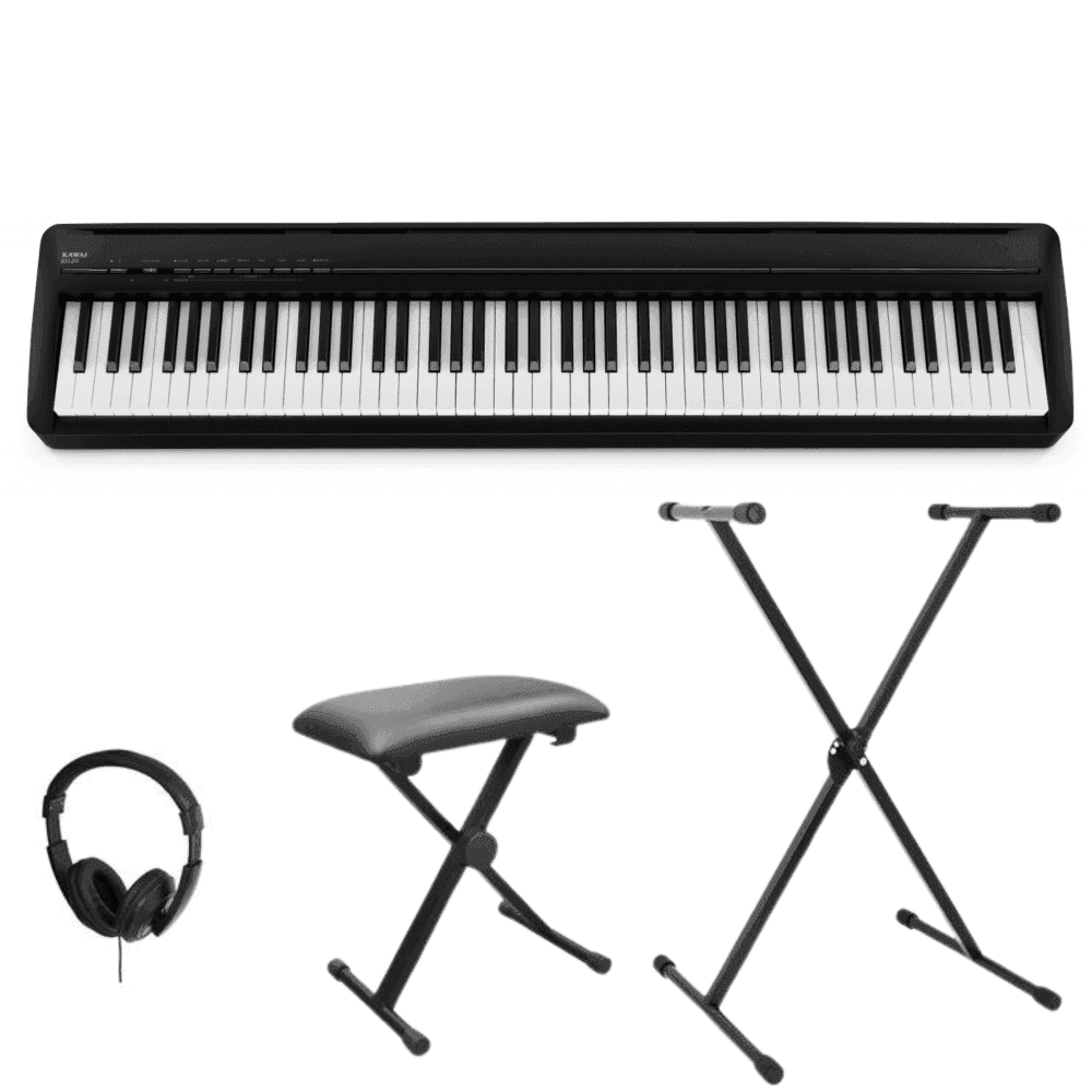 Kawai ES120 Portable Digital Piano Standard Package Black
