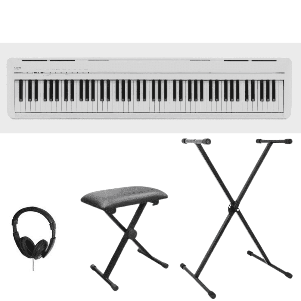 Kawai ES120 Portable Digital Piano Standard Package White
