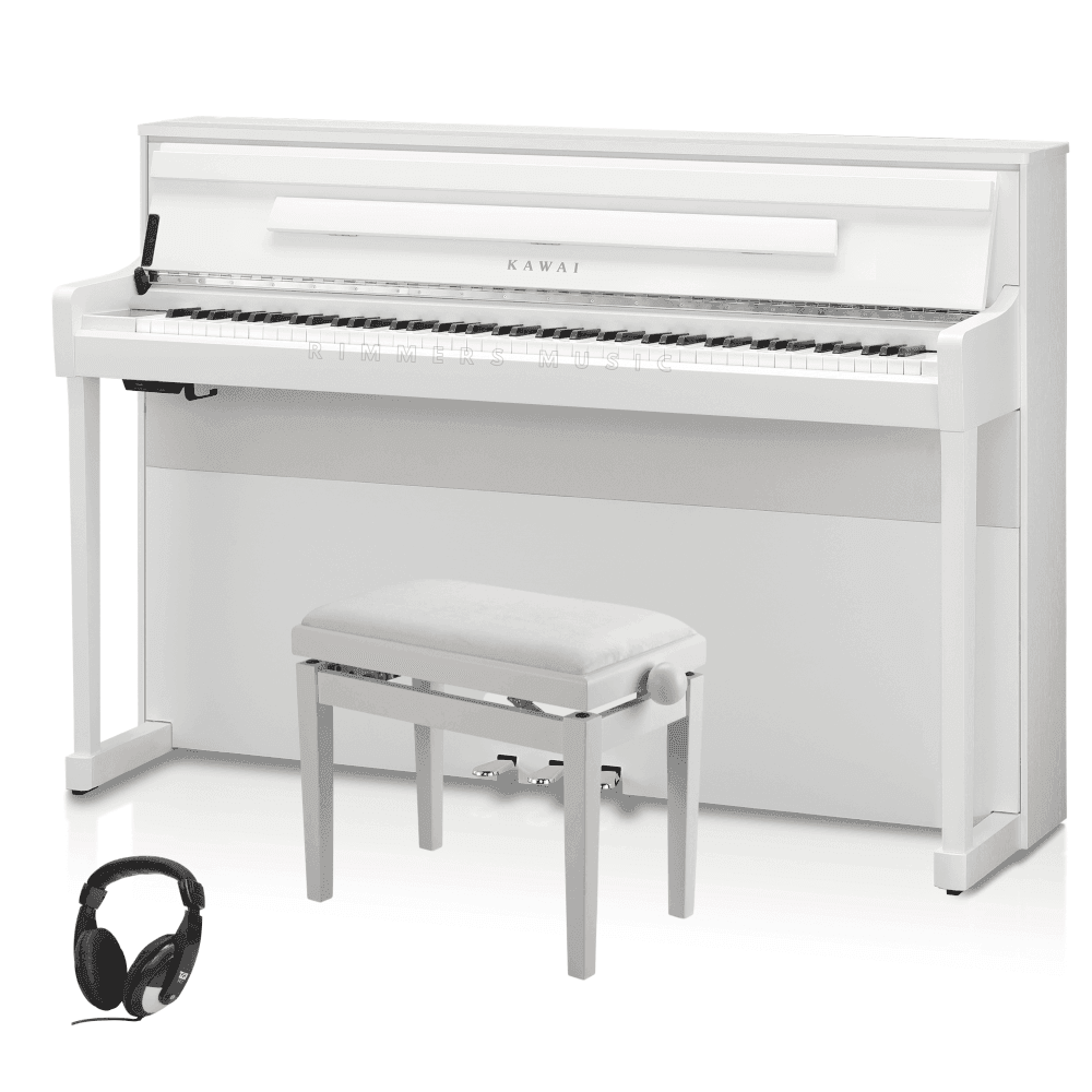 Kawai CA901 Digital Piano Standard Package Satin White
