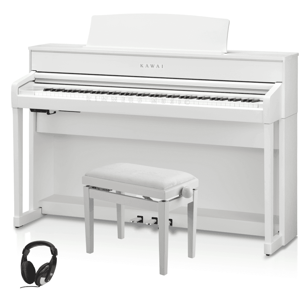 Kawai CA701 Digital Piano Standard Package Satin White