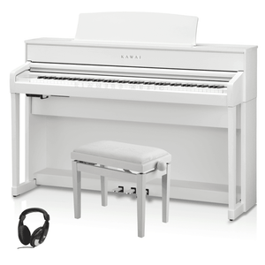 Kawai CA701 Digital Piano Standard Package Satin White