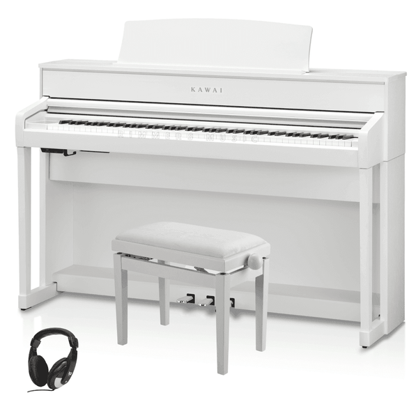 Kawai CA701 Digital Piano Standard Package Satin White