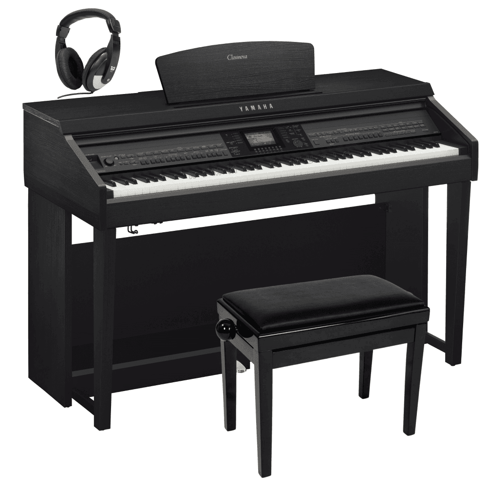 Yamaha CVP701 Clavinova Digital Piano Standard Package Black Walnut