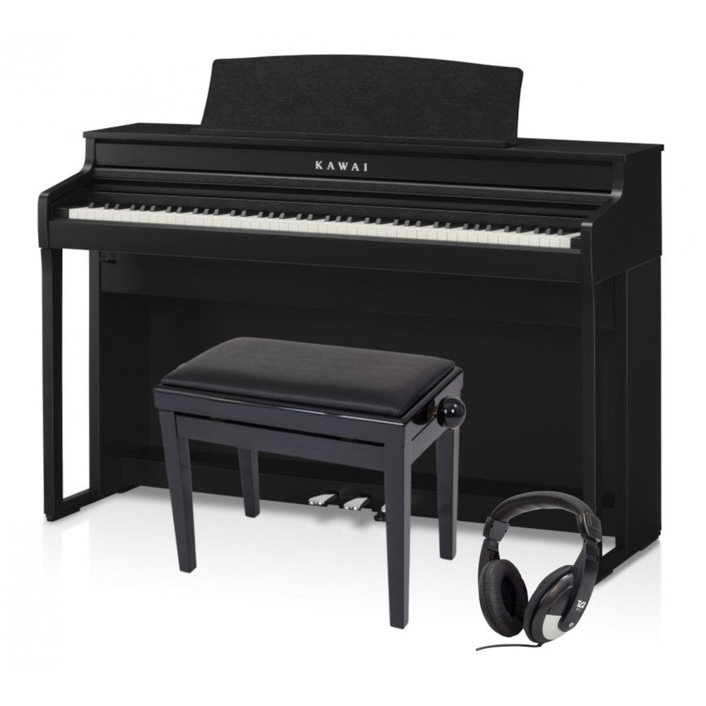 Kawai CA401 Digital Piano Standard Package Satin Black