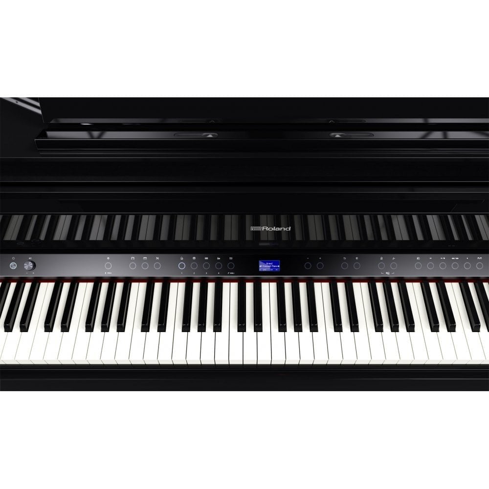 Roland GP9 Premium Digital Grand Piano Standard Package Polished Ebony