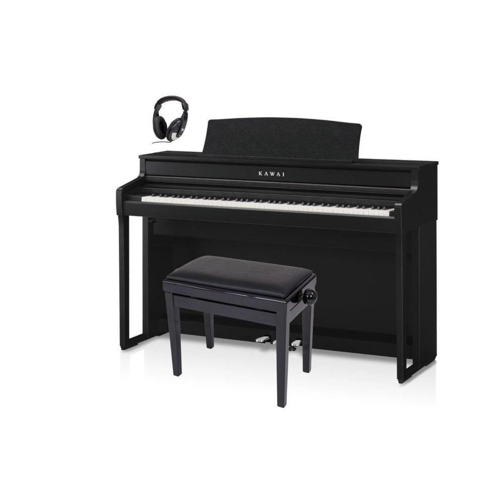 Kawai CA501 Satin Black Digital Piano Standard Package
