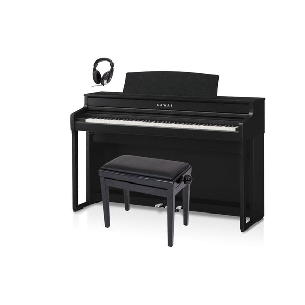 Kawai CA501 Satin Black Digital Piano Standard Package