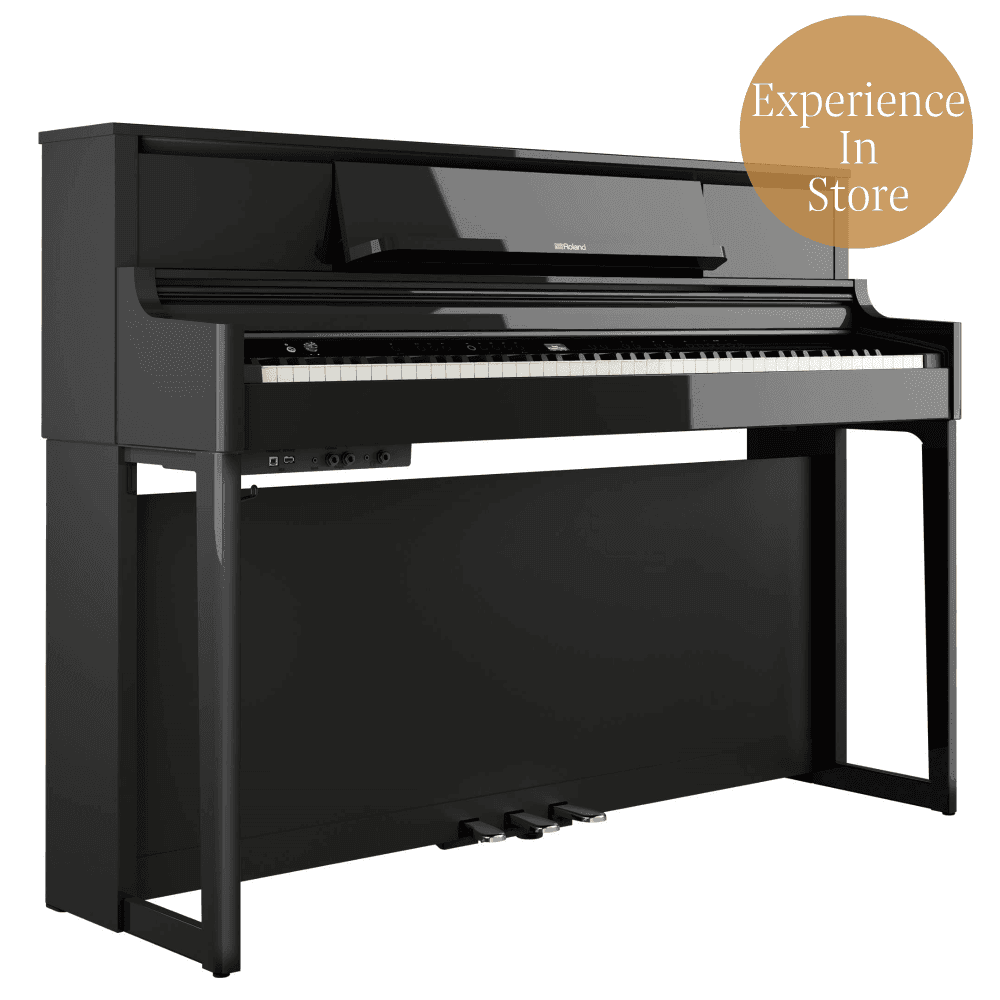 Roland LX5 Digital Piano Standard Package Polished Ebony