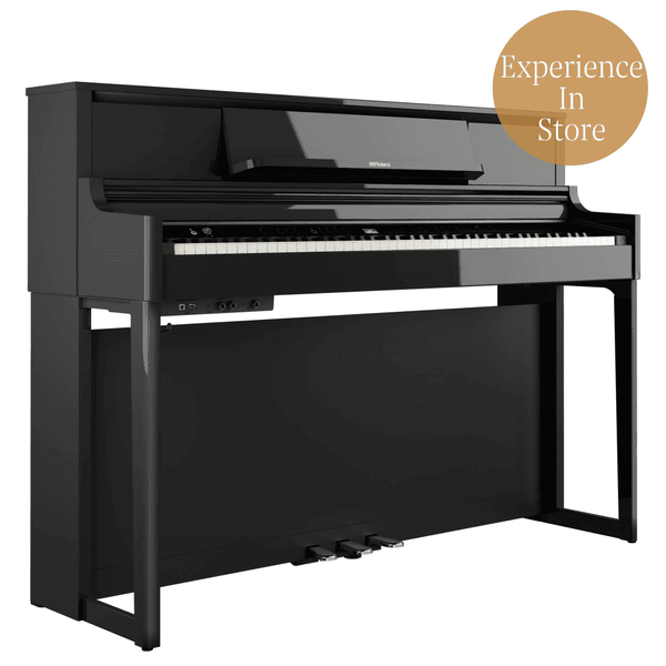 Roland LX5 Digital Piano Standard Package Polished Ebony