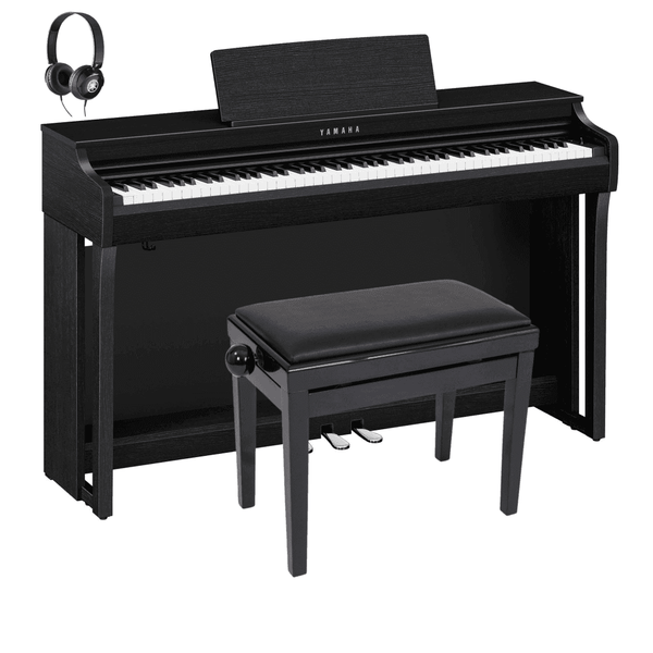 Yamaha CLP825 Clavinova Digital Piano Standard Package Black Walnut