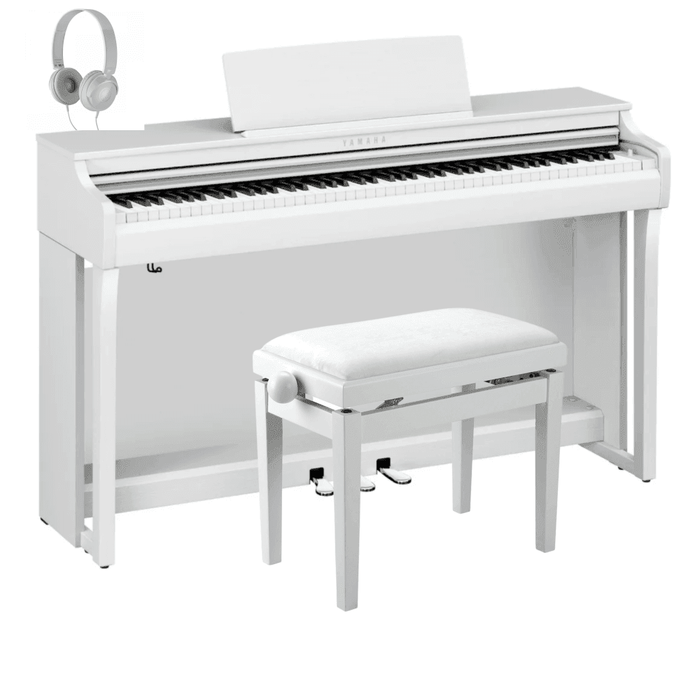 Yamaha CLP825 Clavinova Digital Piano Standard Package White Satin