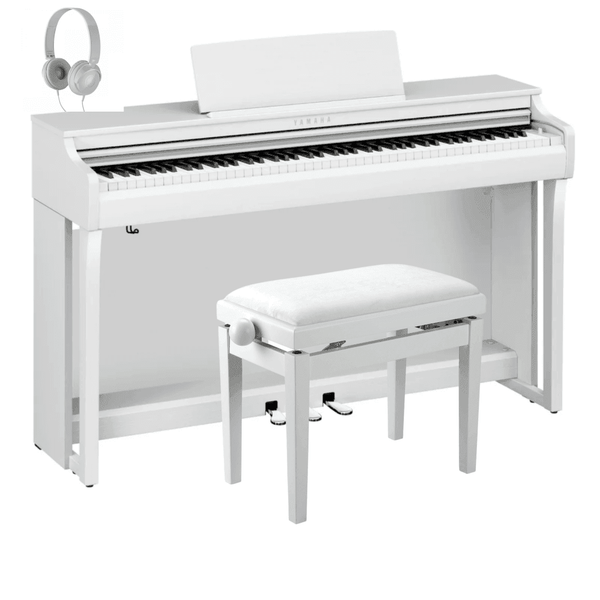Yamaha CLP825 Clavinova Digital Piano Standard Package White Satin