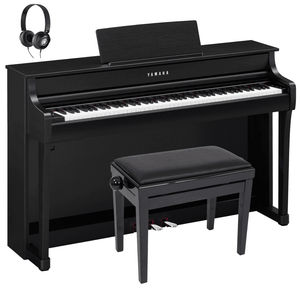 Yamaha CLP835 Clavinova Digital Piano Standard Package Black Walnut