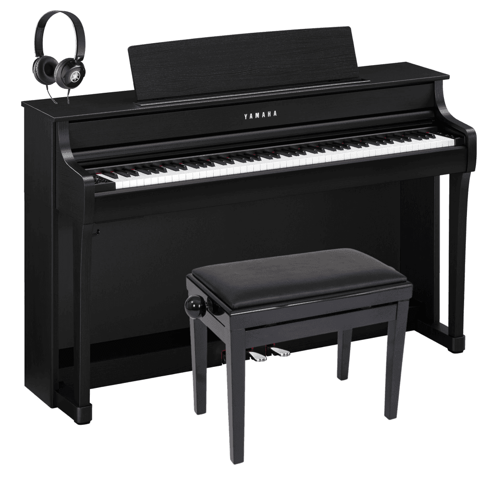 Yamaha CLP845 Clavinova Digital Piano Standard Package Black Walnut