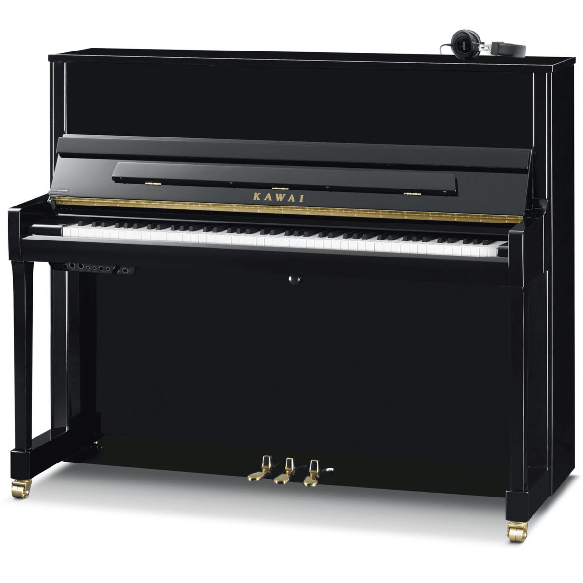 Kawai K300ATX4 Acoustic Upright Piano Ebony Polish